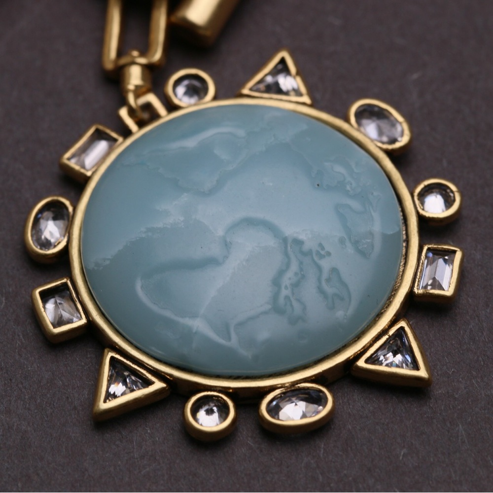Mignonne Gavigan Odyssey Necklace Blue Gold - Picture 6 of 10